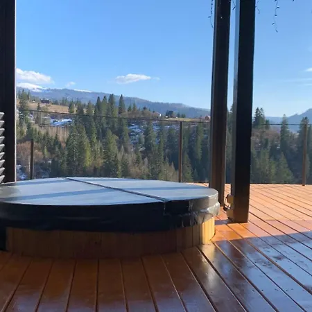 Ecottage для двох у горах із чаном-джакузі Sławsko